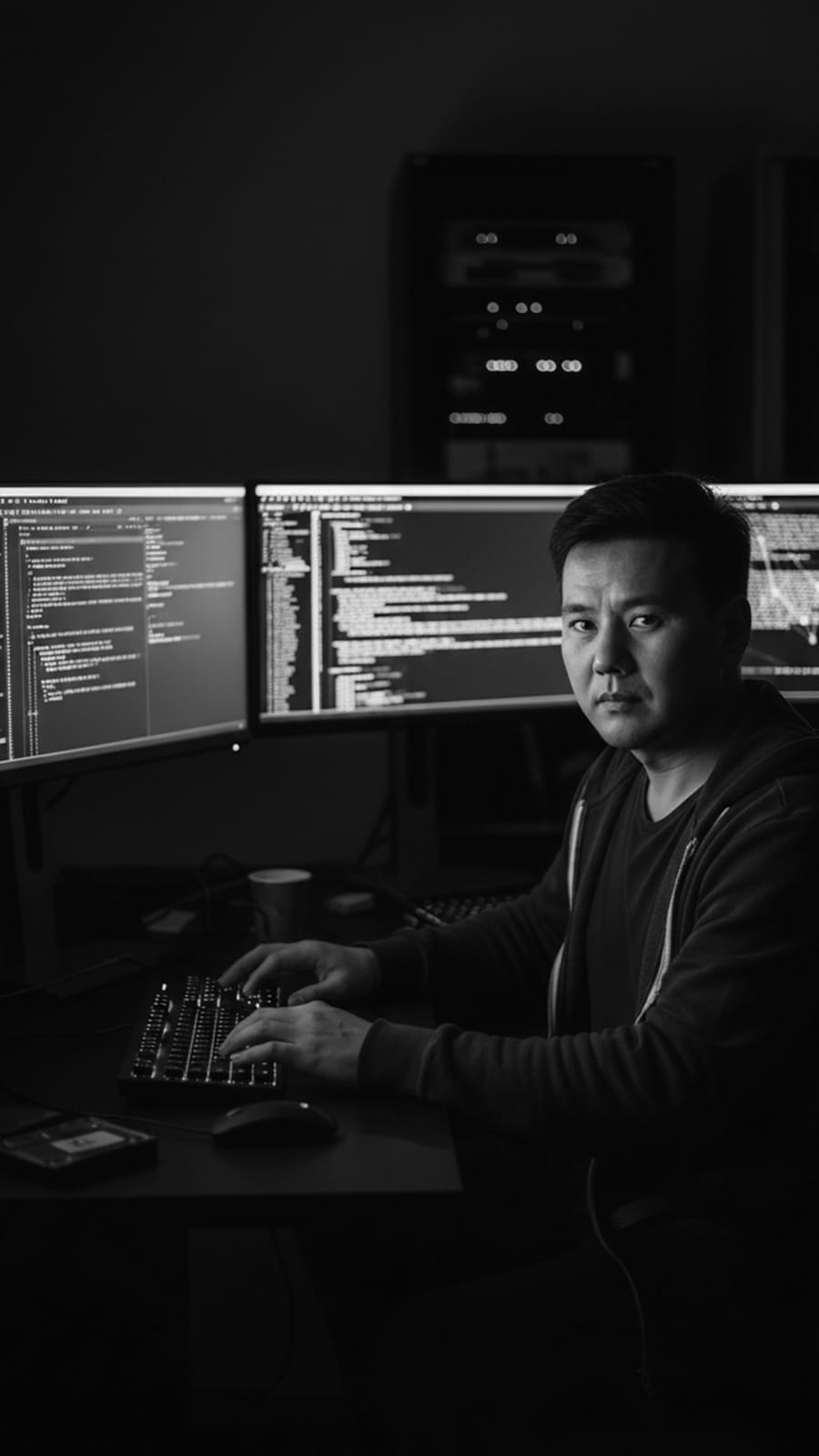 IT professional monitoring backup and recovery infrastructure